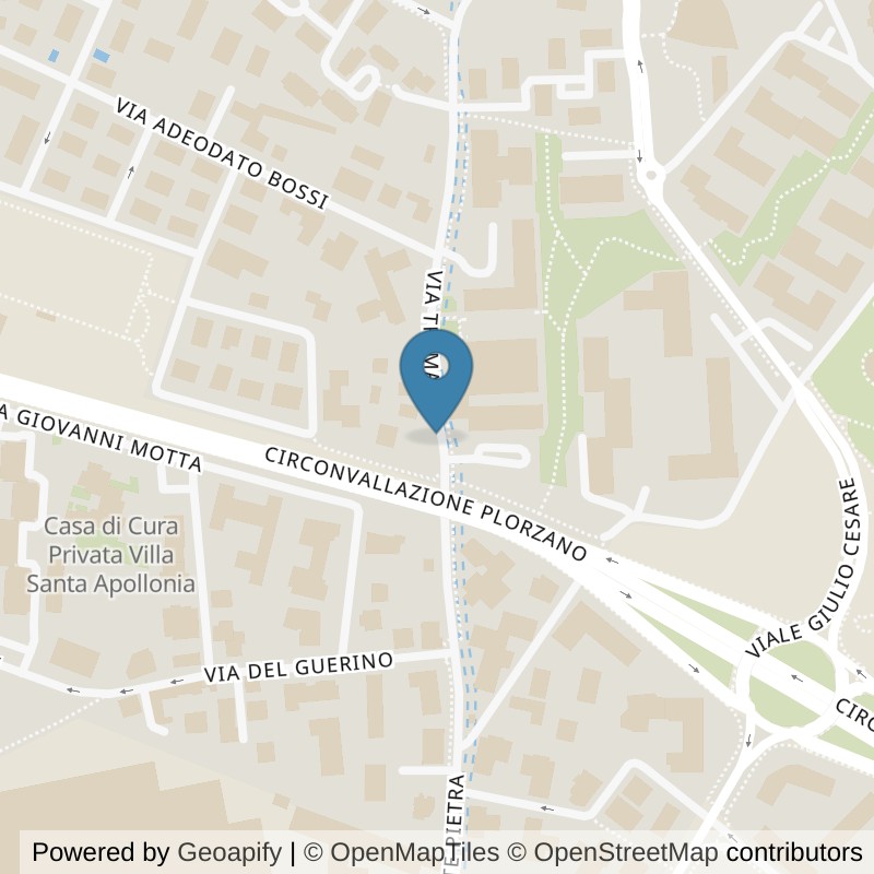 Map: location of FitActive Bergamo Via Tremana in Bergamo