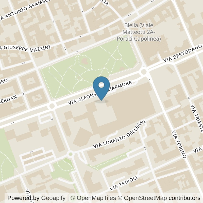 Map: location of FitActive Biella in Biella
