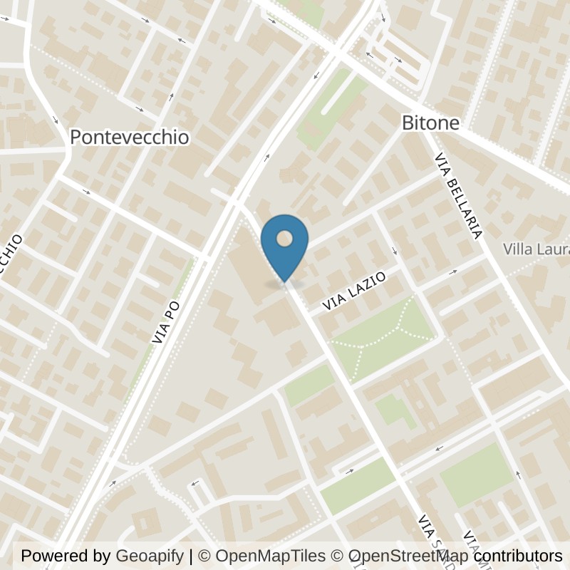 Map: location of FitActive Bologna Via Friuli in Bologna