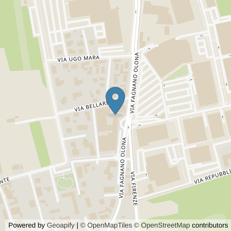 Map: location of FitActive Busto Arsizio in Busto Arsizio