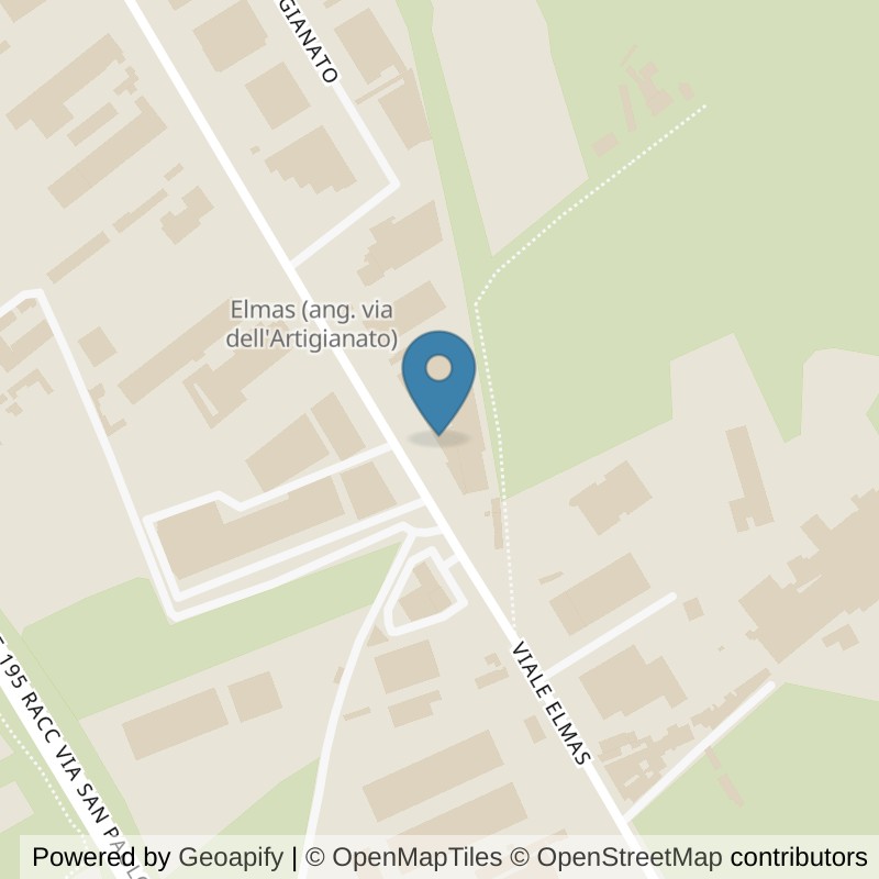 Map: location of FitActive Cagliari Viale Elmas in Cagliari
