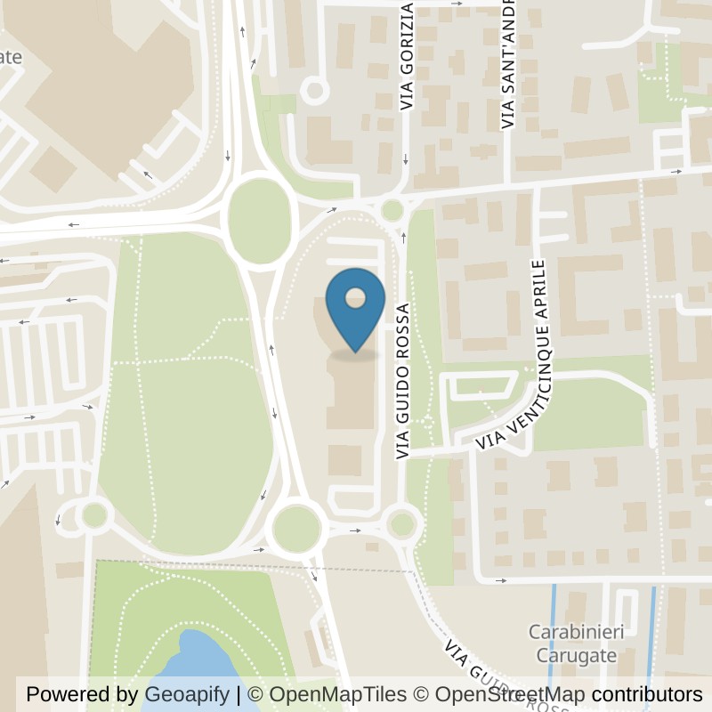 Map: location of FitActive Carugate in Carugate