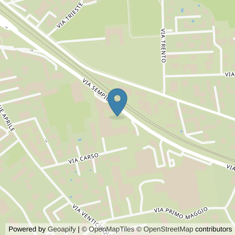 Map: location of FitActive Casorate Sempione in Casorate Sempione