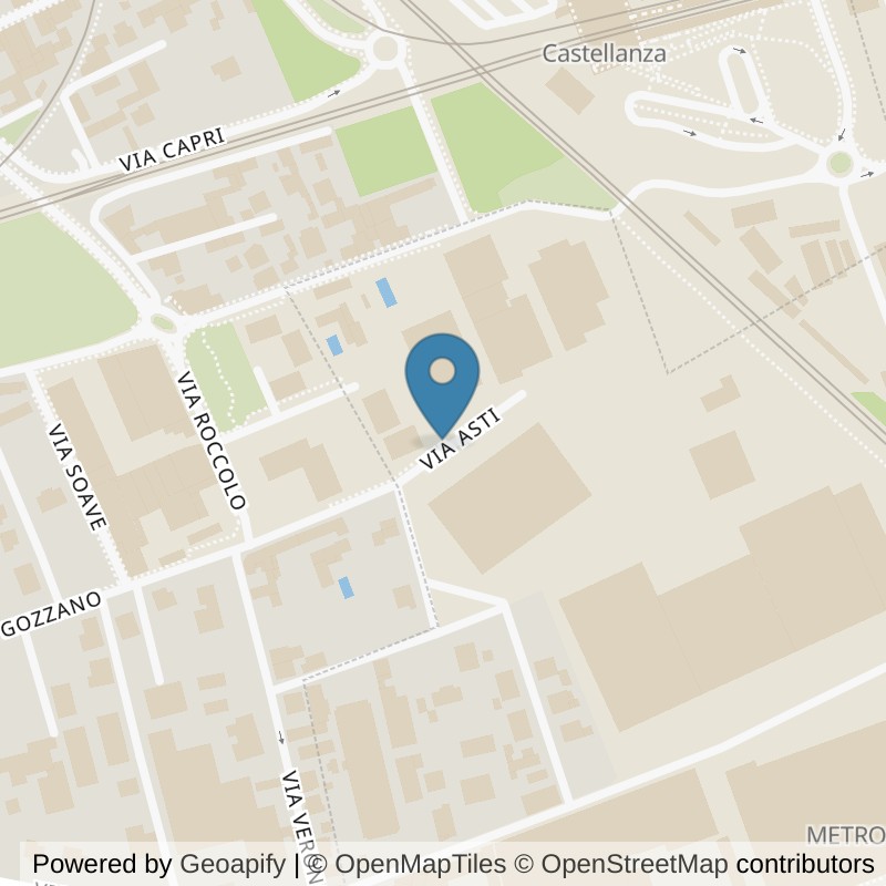 Map: location of FitActive Castellanza in Castellanza