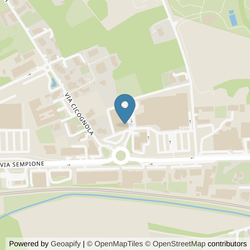 Map: location of FitActive Castelletto sopra Ticino in Castelletto sopra Ticino
