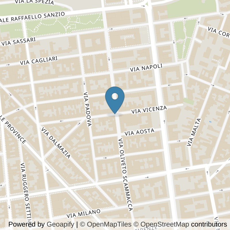 Map: location of FitActive Catania Centro in Catania