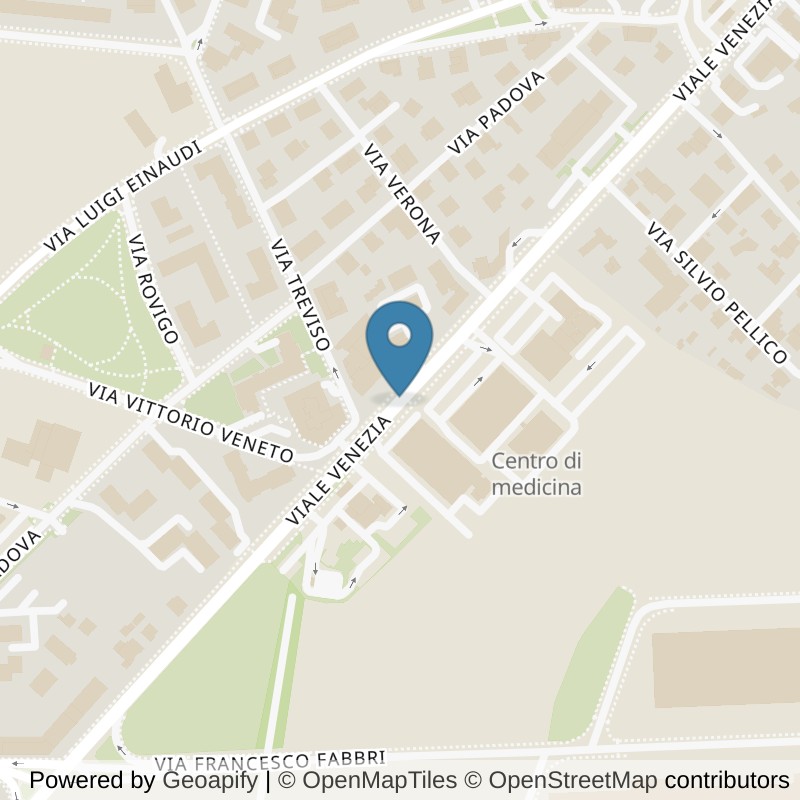 Map: location of FitActive Conegliano in Conegliano