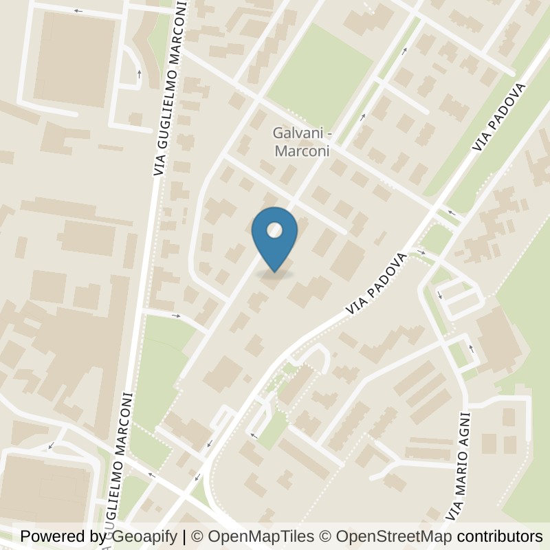 Map: location of FitActive Ferrara Savonuzzi in Ferrara