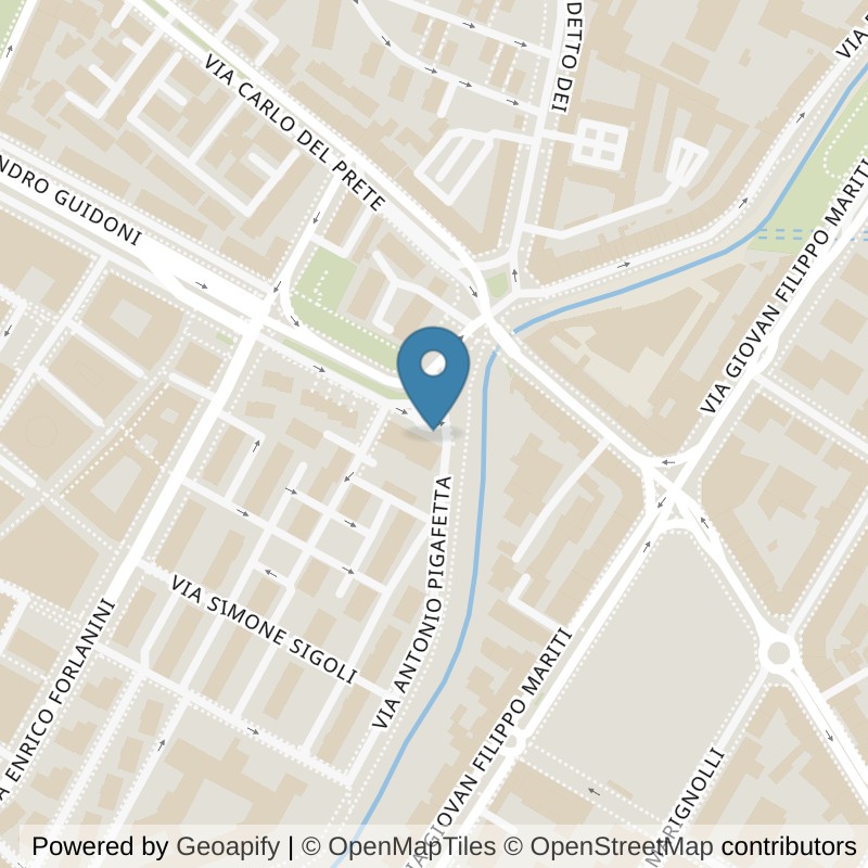 Map: location of FitActive Firenze Mariti in Firenze