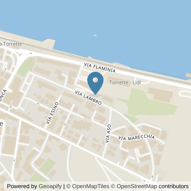 Map: location of FitActive Ancona in Ancona
