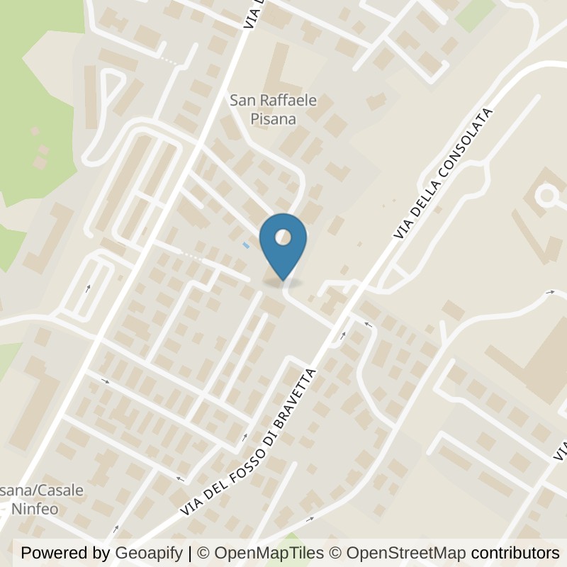 Map: location of FitActive Roma Pisana in Roma