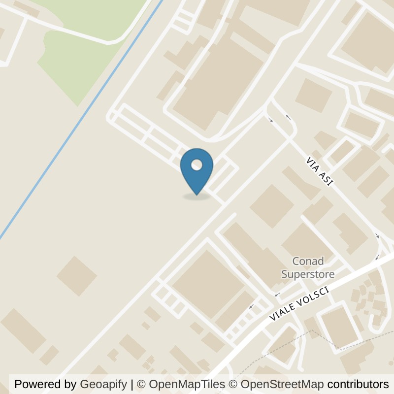 Map: location of FitActive Frosinone in Frosinone