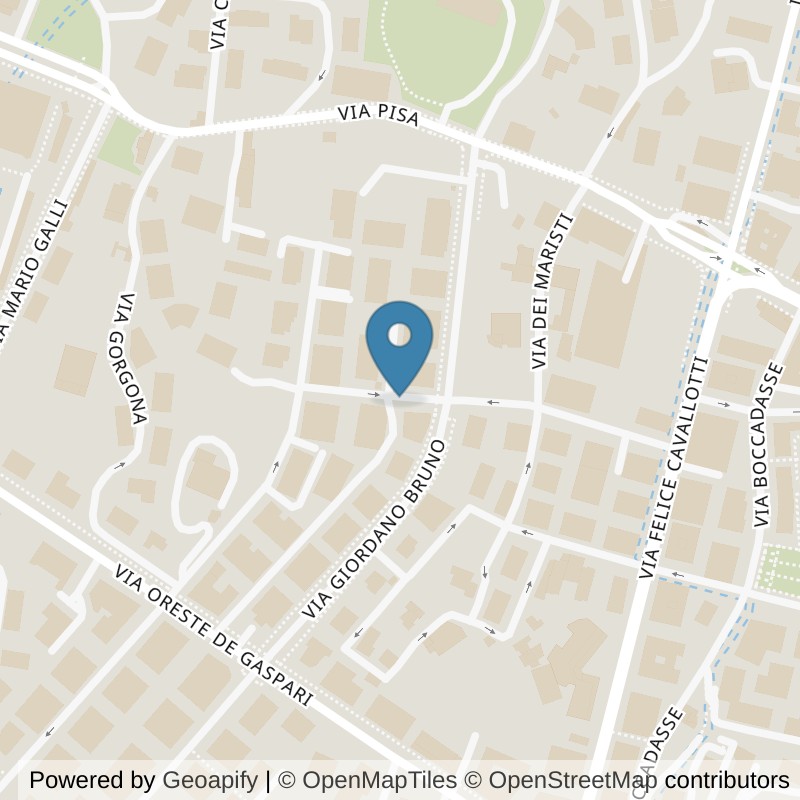 Map: location of FitActive Genova Albaro in Genova