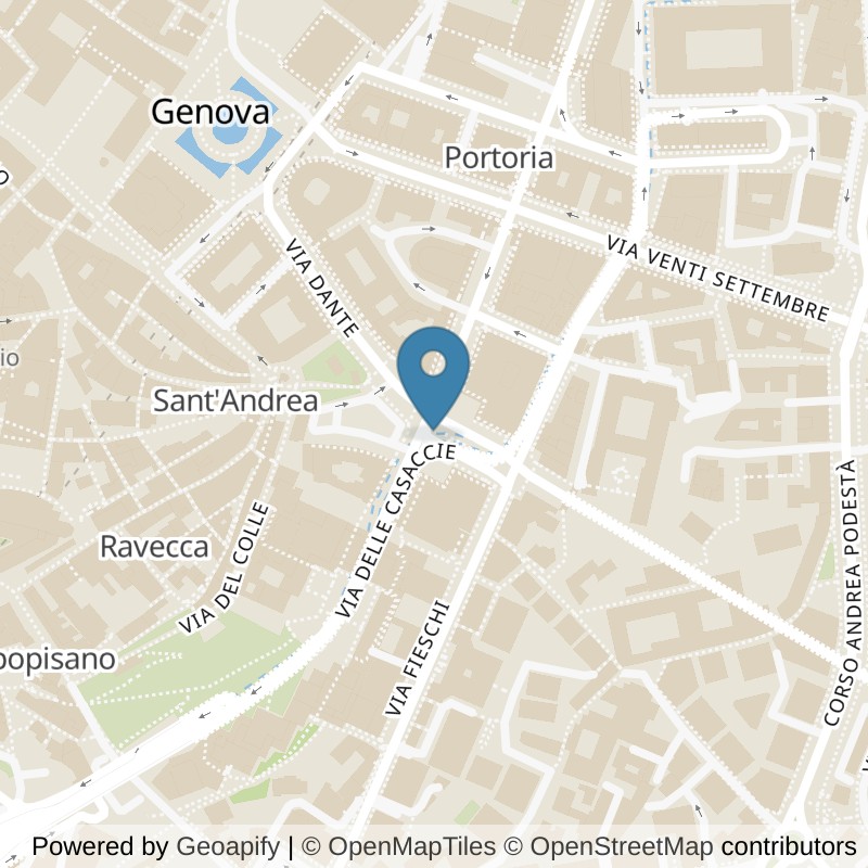 Map: location of FitActive Genova Piazza Dante in Genova
