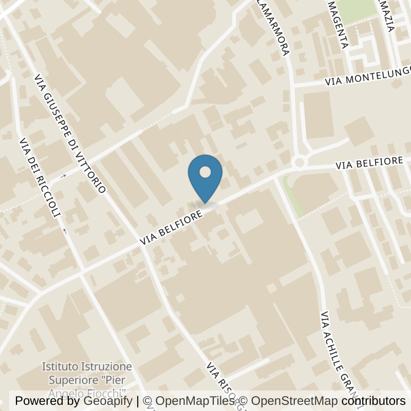 Map: location of FitActive Lecco Via Belfiore in Lecco