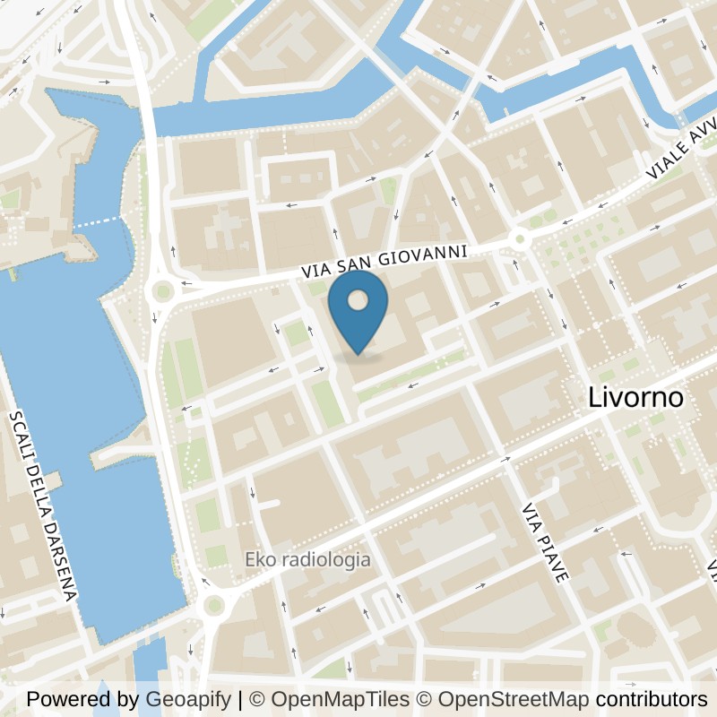Map: location of FitActive Livorno Grande in Livorno