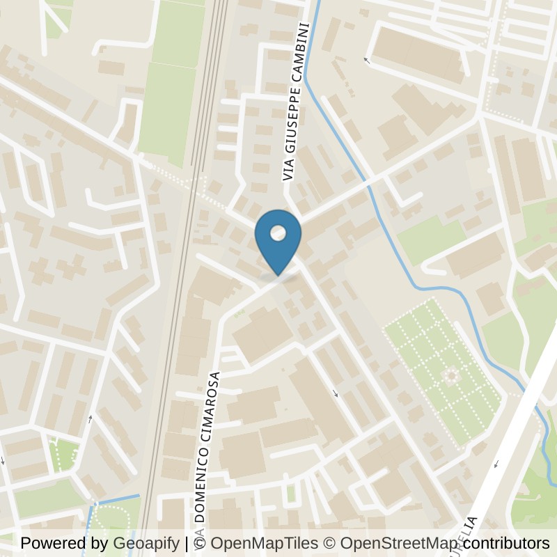 Map: location of FitActive Livorno Via Cimarosa in Livorno
