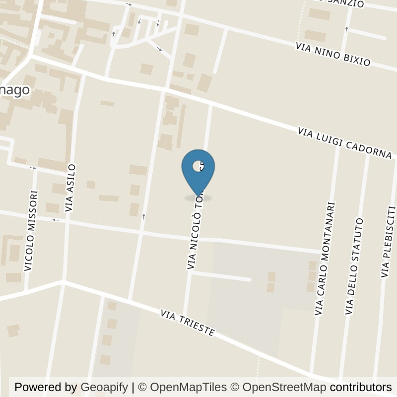 Map: location of FitActive Magnago in Magnago