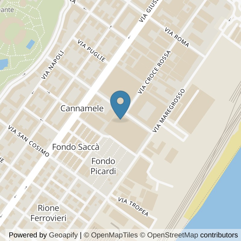 Map: location of FitActive Messina in Messina