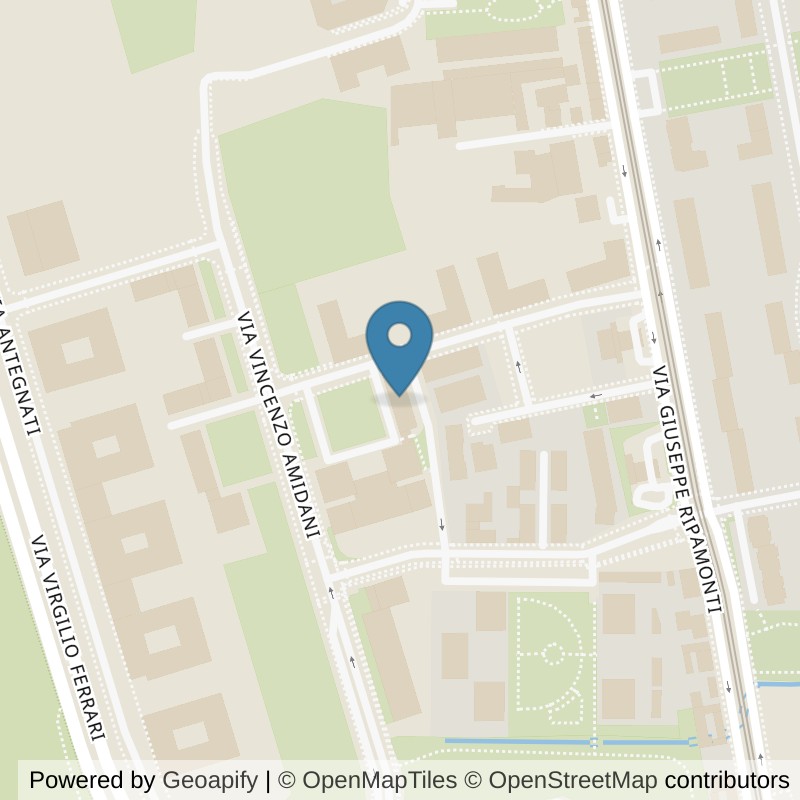 Map: location of FitActive Milano Ripamonti in Milano