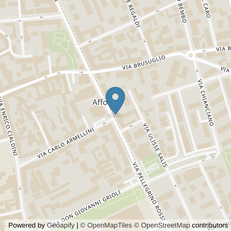 Map: location of FitActive Milano Rossi in Milano