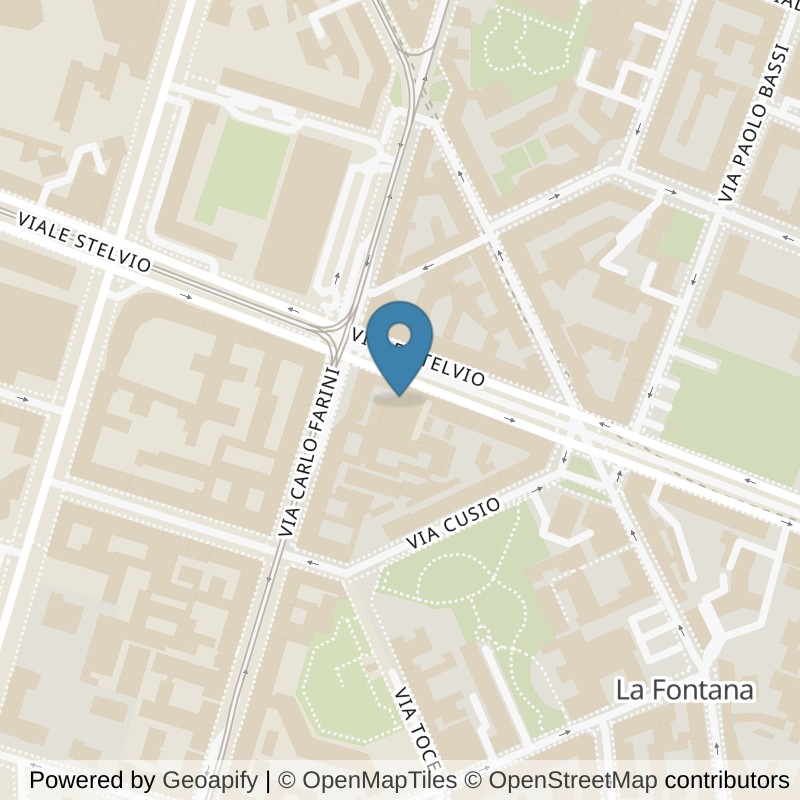 Map: location of FitActive Milano Stelvio in Milano