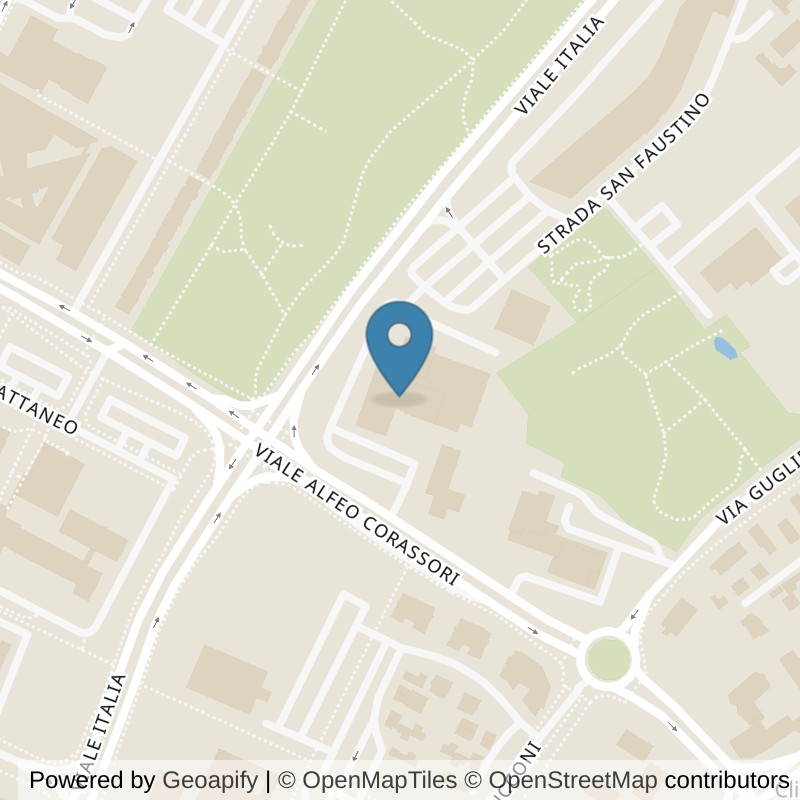 Map: location of FitActive Modena Corassori in Modena