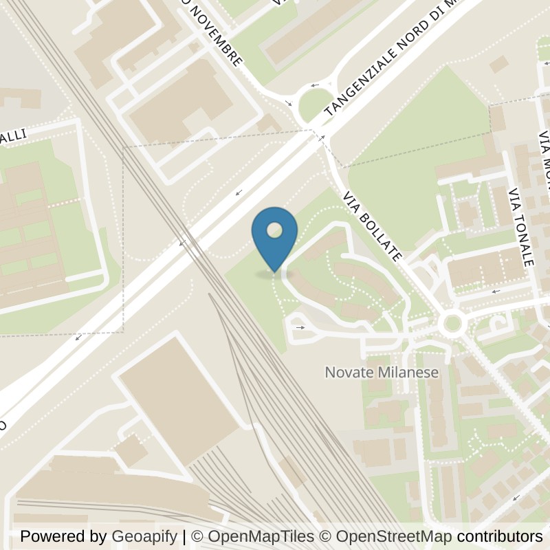 Map: location of FitActive Novate Milanese in Novate Milanese
