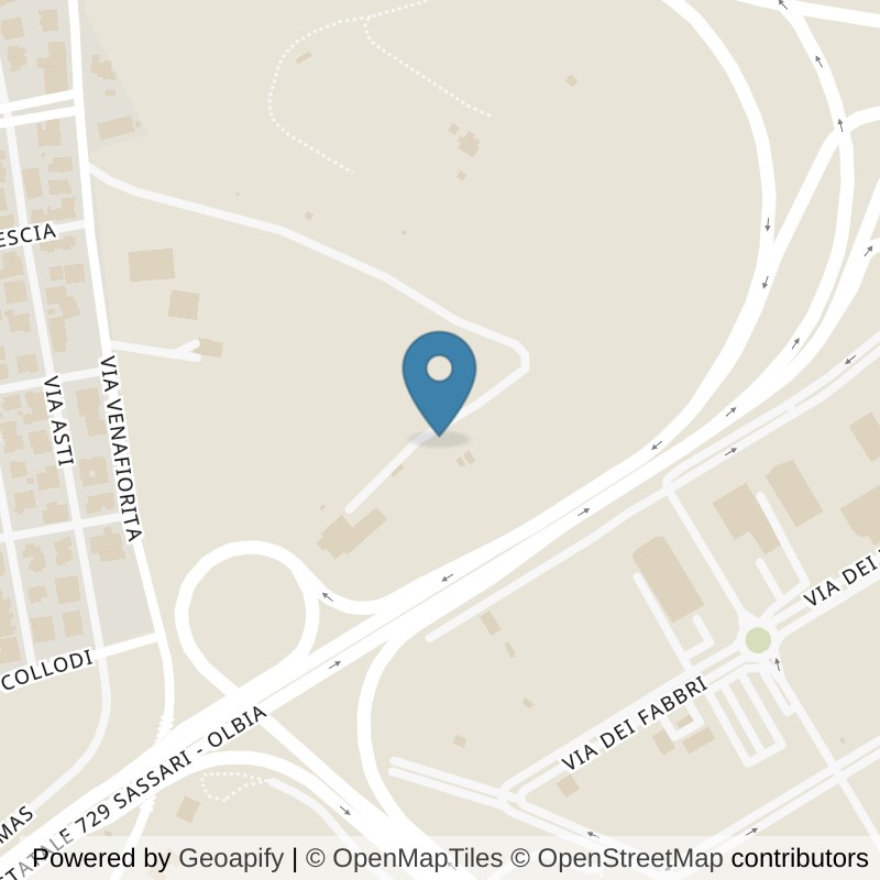 Map: location of FitActive Olbia in Olbia OT