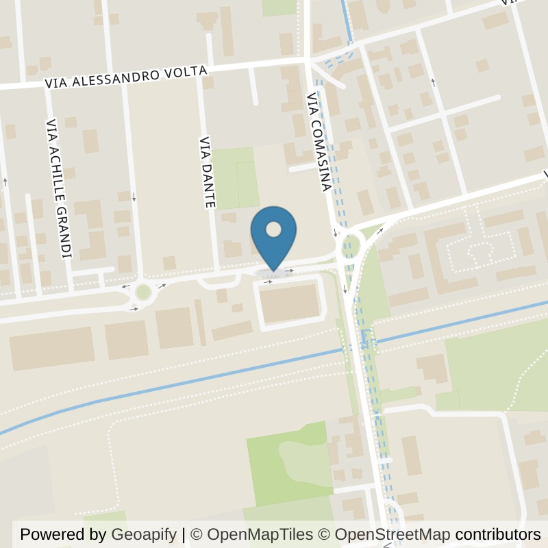 Map: location of FitActive Paderno Dugnano in Senago