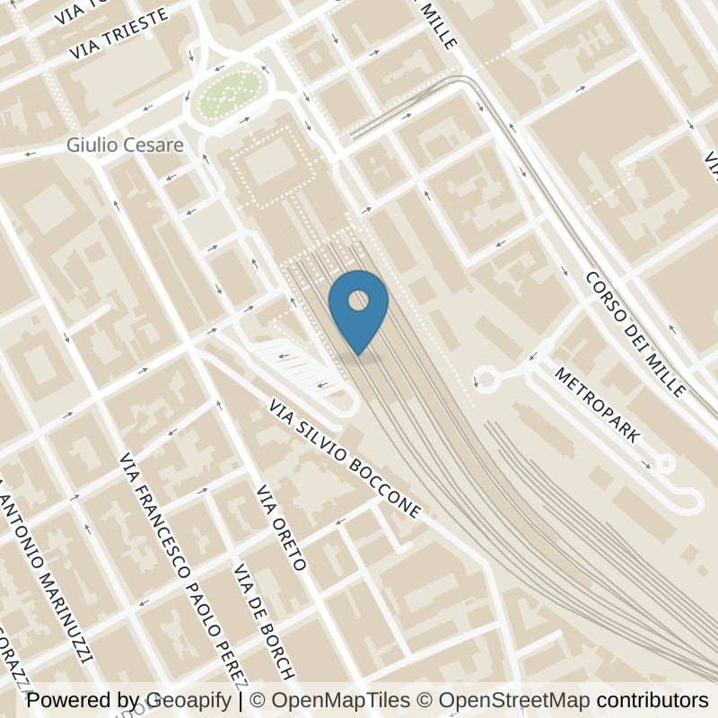 Map: location of FitActive Palermo Corso Dei Mille in Palermo