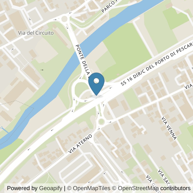 Map: location of FitActive Pescara Sud in Pescara