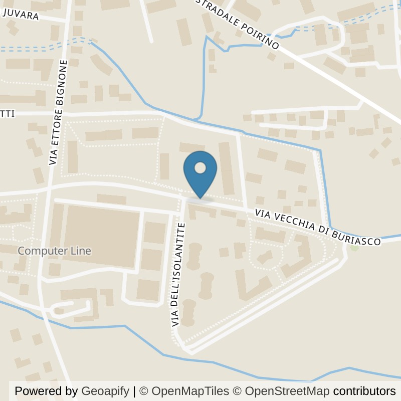 Map: location of FitActive Pinerolo in Pinerolo