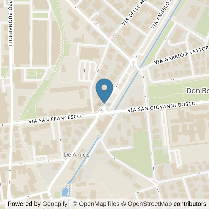 Map: location of FitActive Pisa Via Battelli in Pisa