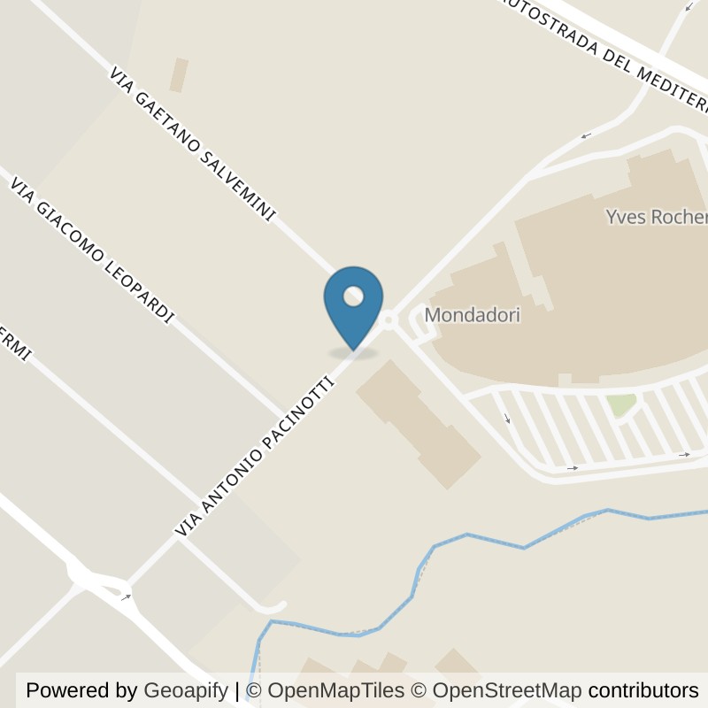 Map: location of FitActive Pontecagnano in Pontecagnano Faiano
