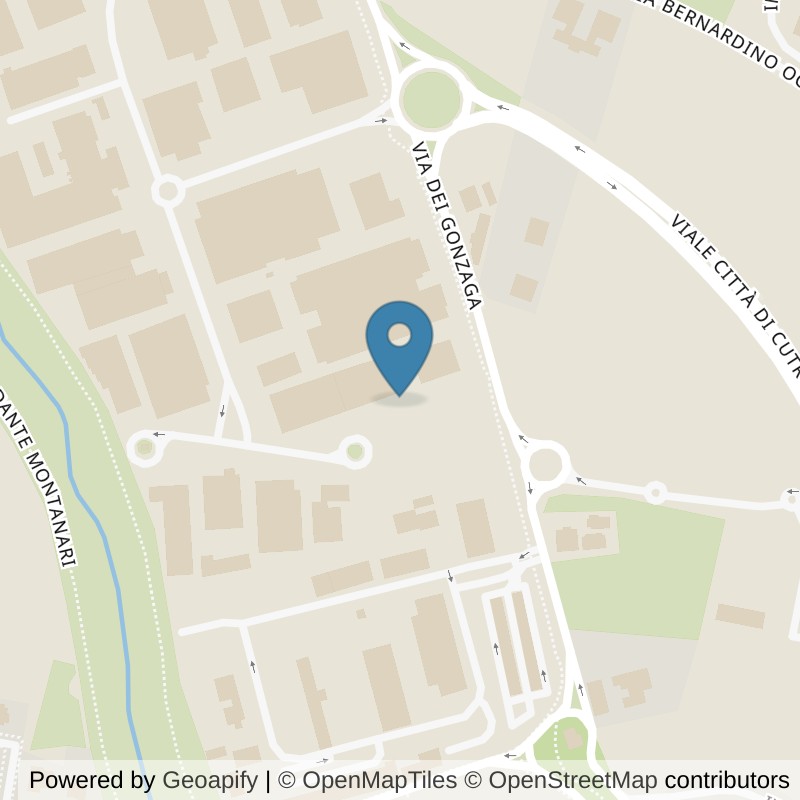 Map: location of FitActive Reggio Emilia Gonzaga in Reggio nell'Emilia