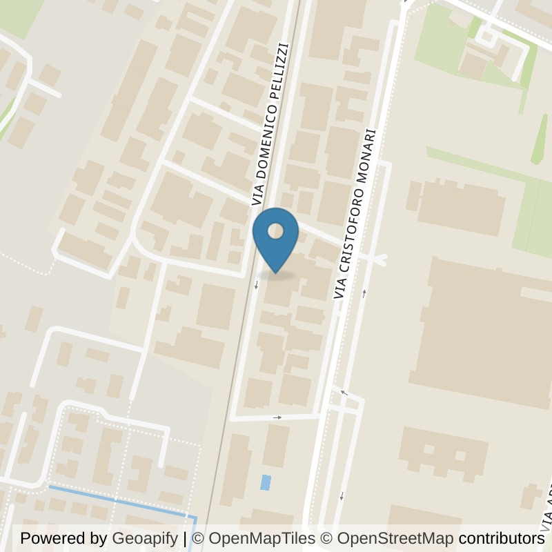 Map: location of FitActive Reggio Emilia Via Fattori in Reggio Emilia