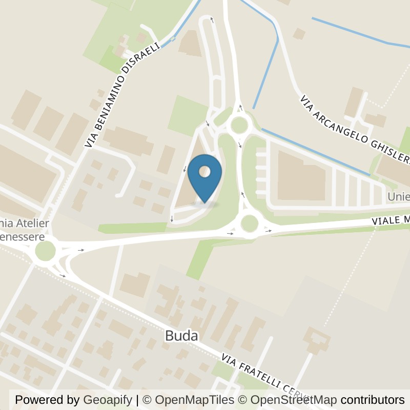 Map: location of FitActive Reggio Emilia in Reggio nell'Emilia