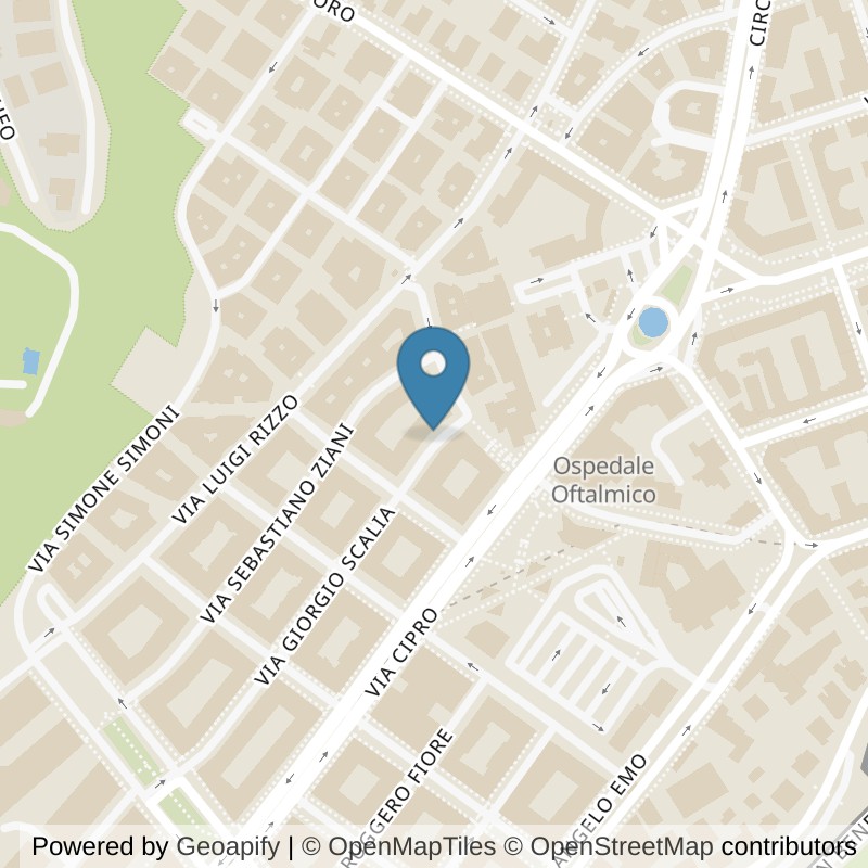 Map: location of FitActive Roma Cipro in Roma