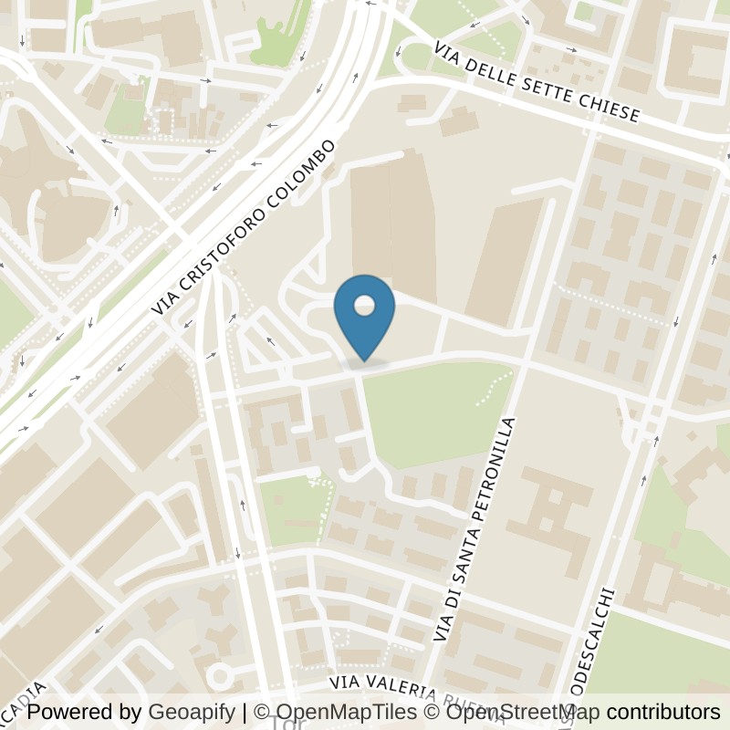 Map: location of FitActive Roma Cristoforo Colombo in Roma