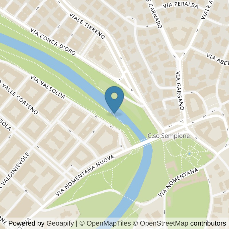 Map: location of FitActive Roma Sempione in Roma