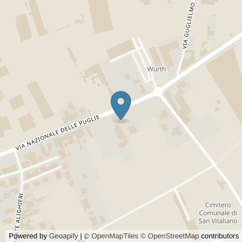 Map: location of FitActive San Vitaliano in San Vitaliano