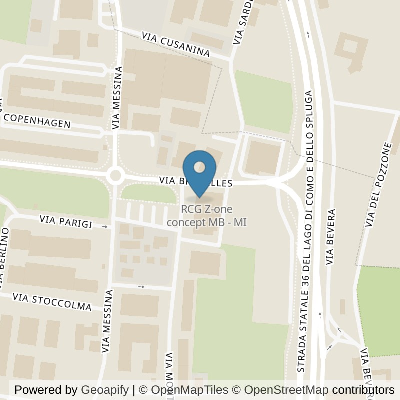 Map: location of FitActive Seregno in Seregno