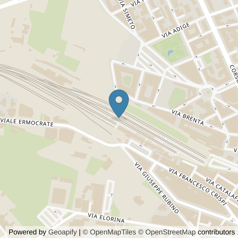 Map: location of FitActive Siracusa Brenta in Siracusa