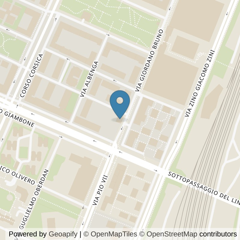 Map: location of FitActive Torino Bruno in Torino