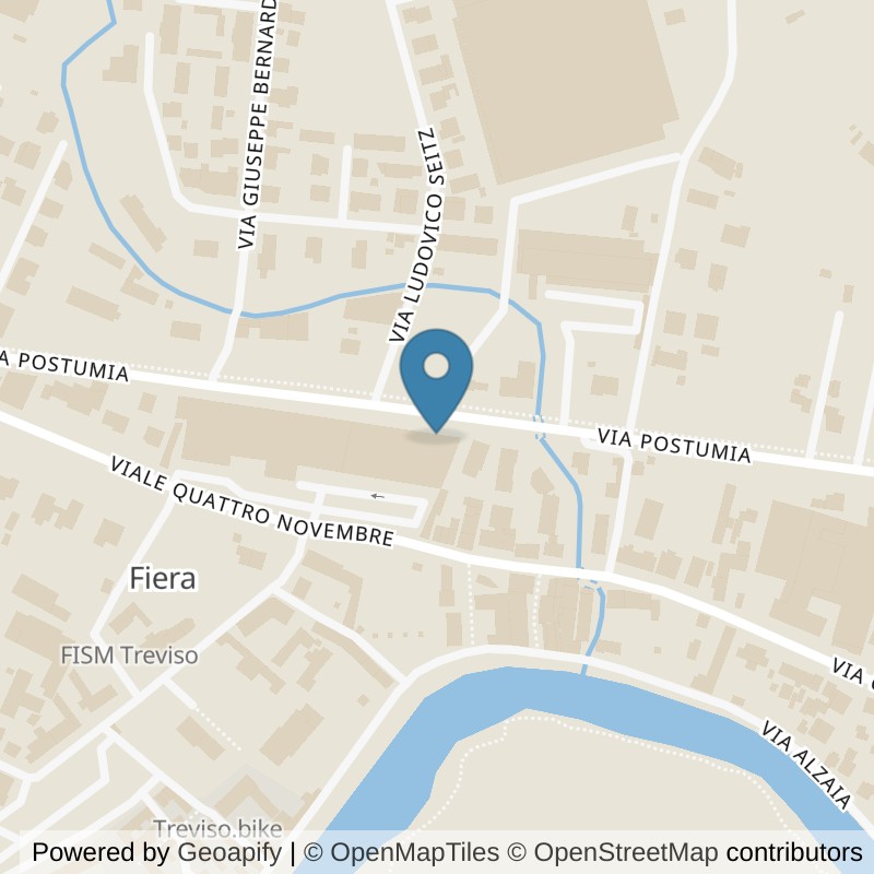 Map: location of FitActive Treviso in Treviso