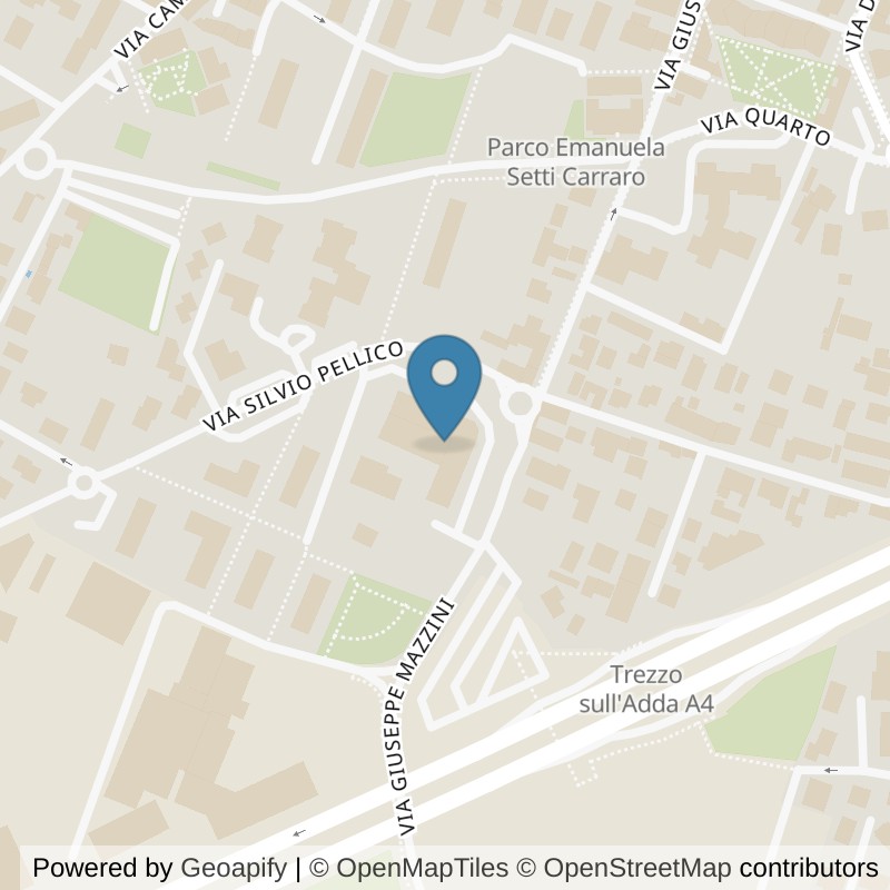 Map: location of FitActive Trezzo in Trezzo sull'Adda