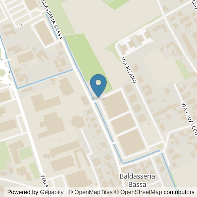 Map: location of FitActive Udine Baldasseria in Udine