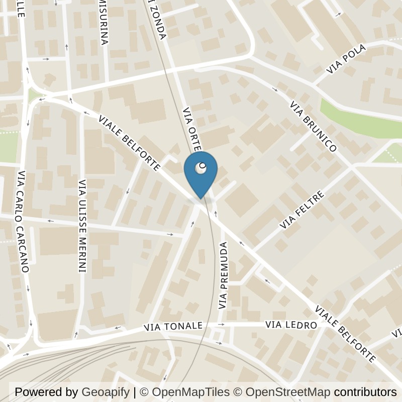 Map: location of FitActive Varese in Varese