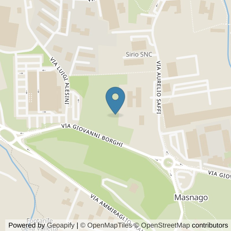 Map: location of FitActive Varese Via Saffi in Varese